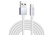 Kabel USB - SiGN SuperCharge USB-C cable 5A - 25W - 2m - White - SNCAB-5AW2M