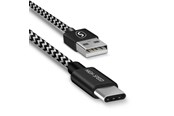 Kabel USB - SiGN Skin USB-C Cable 2.1A - 1.5m - Black/White - SNCAB-C15M