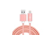 Kabel USB - SiGN USB to Lightning Cable - 2.1A - 3m - Nylon - Pink - SNCAB-LIGH3MROSA