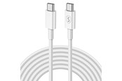Kabel USB - SiGN Fast Charging Cable USB-C to USB-C 60W - 3A - 2m USB-C PD - White - SNCAB-USBCCW-1