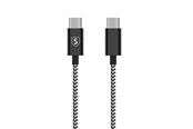 Kabel USB - SiGN Skin USB-C to USB-C cable 2.1A - 0.25m - Black/White - SNCAB-UU025M
