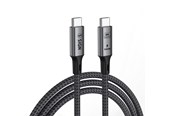 Kabel USB - SiGN USB4 Thunderbolt 4 USB-C to USB-C Cable - 40Gbps - 8K 60Hz - 100W - 1.8m - Black/Grey - SN-CC100W