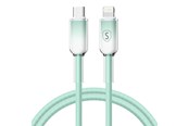 Kabel USB - SiGN Dynamic Series USB-C to Lightning Cable 2.4A - 1m - Green - SN-D-GREENCL1M