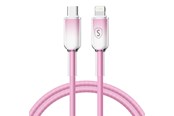 Kabel USB - SiGN Dynamic Series USB-C to Lightning Cable 2.4A - 1m - Pink - SN-D-PINKCL1M