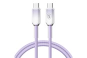 Kabel USB - SiGN Dynamic Series USB-C to USB-C Cable 60W - 1m - Purple - SN-D-PURPLECC1M