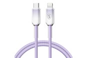 Kabel USB - SiGN Dynamic Series USB-C to Lightning Cable 2.4A - 1m - Purple - SN-D-PURPLECL1M