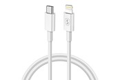 Kabel USB - SiGN USB-C to Lightning Cable 2.4A - 1m - White - SN-LU1M