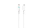 Kabel USB - SiGN USB-C to Lightning cable 1m - MFi - 3A - 60W - White - SN-110PD