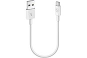 Kabel USB - SiGN USB-C Cable for Fast Charging 2.4A - 0.25m - White - SN-USBC025WHITE