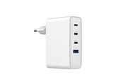 Telefon - Adapter i Ładowarka - SiGN Fast Charger 100W GaN 3xUSB-C / 1x USB-A - White - A2208-01