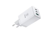 Telefon - Adapter i Ładowarka - SiGN GaN Ultra 65W 2xUSB-C & 1xUSB-A Fast Charger - White - SN-TCG01W