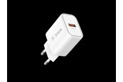 Telefon - Adapter i Ładowarka - SiGN Fast Charger USB-A QC 3.0 - 18W - 3A - White - SN-WH001