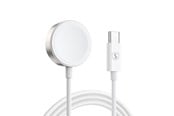 Smartwatch - akcesoria - SiGN Magnetic Wireless Charger MagSafe USB-C for Apple Watch - 2.5W - 1.2m - White - SN-IW004