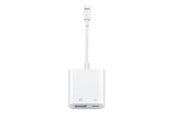 Kabel USB - SiGN Lightning & USB Camera Adapter 5V - 1A - White - SN-IPLH2i1CAM