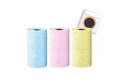 Papier, papier fotograficzny i etykiety - SiGN Thermal Paper Roll with Colors for Mini Printer - 3 Rolls - 57*25mm - 5m - SN-MINIPP01F