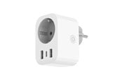 Inteligentny dom - SiGN Smart Wall adapter with elutag USB-A & USB-C 20W - SN-WIFIPLUG