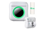 Drukarka - SiGN Mini printer Bluetooth 200 dpi Label Printer with a roll - White - SN-MINIPNTER