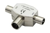 Zarzadzanie kablami - Deltaco - splitter for TV - 2-way fully shielded - R00150039