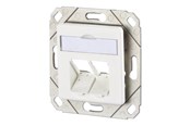 Akcesoria sieciowe - METZ Connect flush mount outlet - trunking installation unequipped - 130B20D21102KE