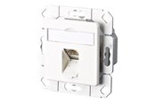 Akcesoria sieciowe - METZ CONNECT E-DAT flush mount outlet - 130C371102-I