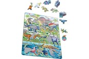 Puzzle - Larsen Puzzles Puzzle Dinozaury w wodzie, na lądzie i w powietrzu - FH49