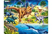 Puzzle - Larsen Puzzles Puzzle Dinozaury - 57 elementów, Maxi (36.5x28.5 - NB3