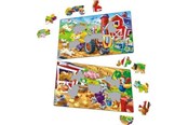 Puzzle - Larsen Puzzles Puzzle Farma - 16 elementów, Midi (28.5 cm - U10