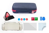 Akcesoria dla graczy - iMP TECH Protect and Charge Pack - Black and Red - Bag - Nintendo Switch 2 - NSW2PROTCHG01