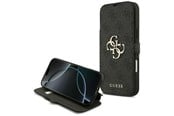 Telefon - Pokrowiec i etui - GUESS Book 4G Metal Logo Case for iPhone 18 Pro Max / 17 Pro Max - Black - 3666339673628