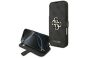 Telefon - Pokrowiec i etui - GUESS Book 4G Metal Logo Case for iPhone 18 Pro / 17 Pro - Black - 3666339673611