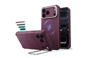 Telefon - Pokrowiec i etui - ESR Cyber Tough Kickstand MagSafe Case for iPhone 18 Pro / 17 Pro - Burgundy - 4894240303924