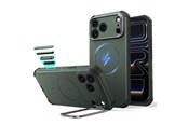 Telefon - Pokrowiec i etui - ESR Cyber ​​Tough Kickstand MagSafe Case for iPhone 18 Pro Max / 17 Pro Max - Green - 4894240307991