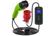Telefon - Adapter i Ładowarka - Qoltec Mobilna stacja ładowania EV 52475 - Type 2 - 11 kW - 5 m - 52475