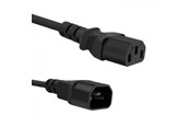Kabel zasilający (zewnętrzny) - Qoltec Kabel zasilający C13 do C14 - 250 V 10 A - 3 m - 53898