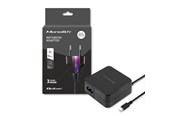 Ładowarka do laptopa - Qoltec Zasilacz USB-C 51027 - 65 W - USB Power Delivery - czarny - 51027