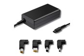 Ładowarka do laptopa - Qoltec 51761 Zasilacz do laptopa - 65 W - AC 220-240 V - Czarny - 51761