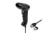 Akcesoria komputerowe - Qoltec 50868 Ręczny skaner kodów kreskowych - laser 1D/2D - USB - bezprzewodowy - 50868