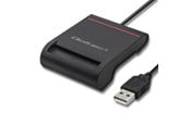 Akcesoria komputerowe - Qoltec 50642 czytnik kart inteligentnych - USB 2.0 - czarny - 50642