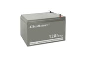 Bateria - Qoltec 53049 - Akumulator UPS - 12 V 12 Ah VRLA AGM - 53049