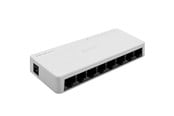 Sieć i rozszerzenie sieci bezprzewodowej - Qoltec 52246 Przełącznik Fast Ethernet - 8-portowy 10/100 niezarządzany desktop - 52246