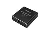 Sieć i rozszerzenie sieci bezprzewodowej - Qoltec Mini przełącznik Gigabit Ethernet zasilany USB-C - 2 porty - niezarządzany - 52249