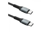 Kabel USB - Qoltec Kabel USB-C do USB-C 52358 - 1.5 m - USB 2.0 - 100 W - czarny - 52358