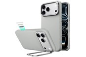 Telefon - Pokrowiec i etui - ESR Leather Kickstand MagSafe Case for iPhone 18 Pro Max / 17 Pro Max - Gray - 4894240304037