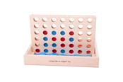 gry-planszowe-karciane-i-kosci - Bigjigs Wooden Game 4 in a Line - BJ699