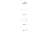 Zabawki na zewnatrz - Bigjigs Wooden Rope Ladder - 6 Rungs - BJ749