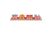 Zabawki drewniane - Bigjigs Wooden Candy Train - 10 pieces - BJT471