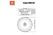 Car - Audio - JBL Stage1 Gen2 62F - samochodowe głośniki współosiowe 2-drożne 6.5" - 50W RMS - JBLSPKS162F