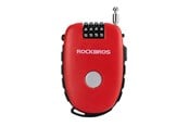 Narzedzia - Rockbros 32420981001 bicycle lock with retractable cable - red - Rockbros-32420981001