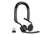 Słuchawki, zestaw słuchawkowy - Shokz OpenMeet2 UC with USB-A adapter - C621-AA-BK