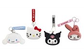 Male prezenty dla dzieci - WHL HELLO KITTY & VENNER SILIKONE MØNTPUNG 4 ASS. - 13586